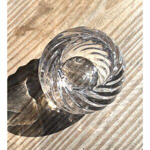 PartyLite Illusions Glass Swirl Tea Light Holder P0463